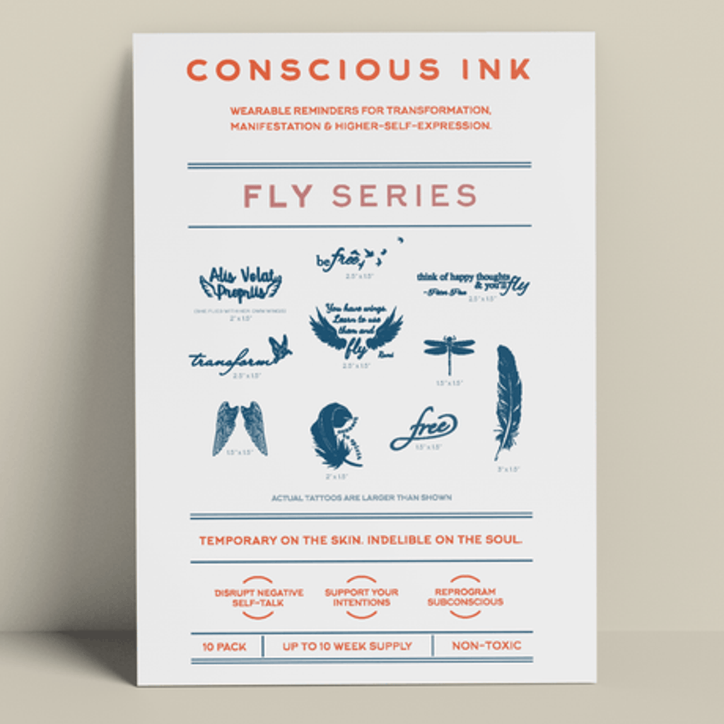 Conscious Ink Fly Variety 10-Pack in White  product