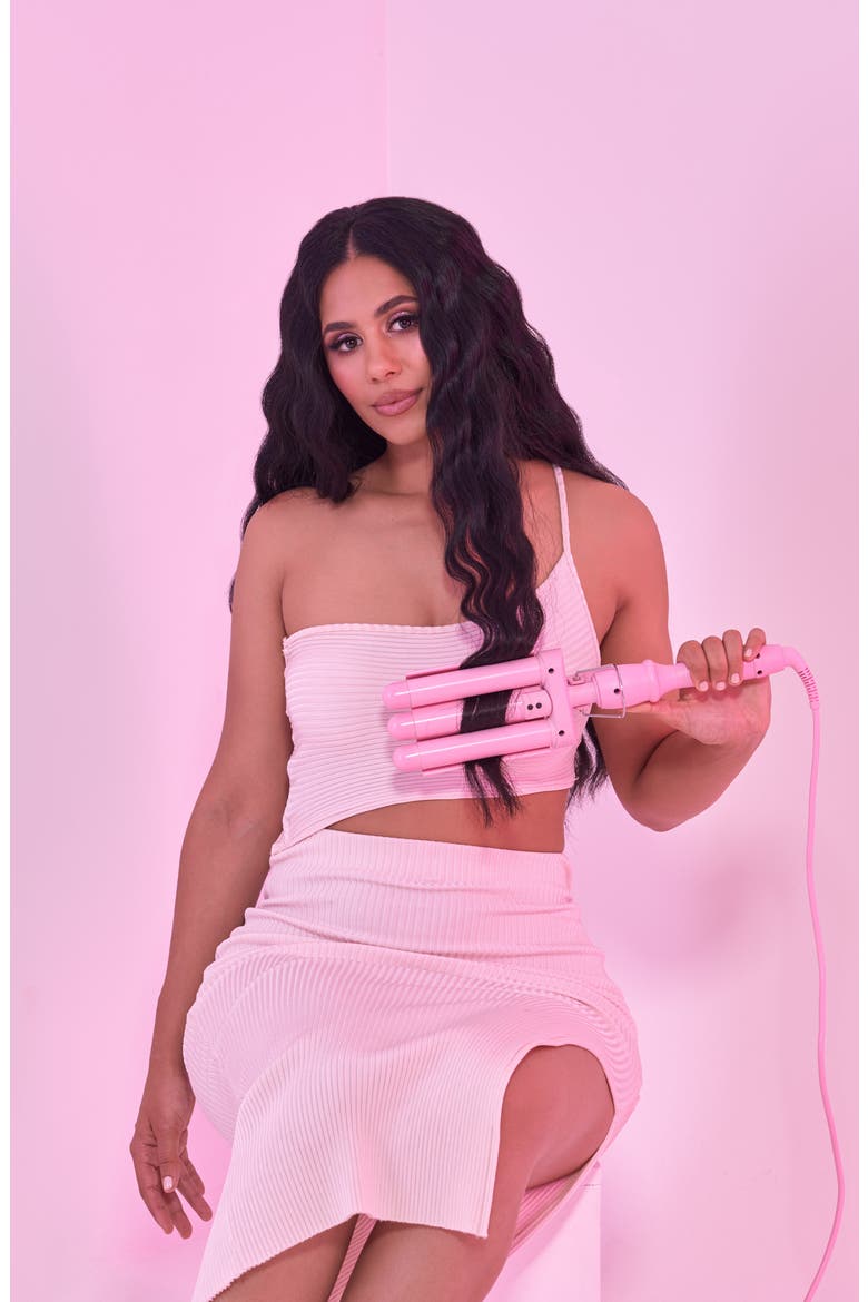 The Mermade Mini 1-Inch Pro Waver - Pink, Alternate, color, PINK