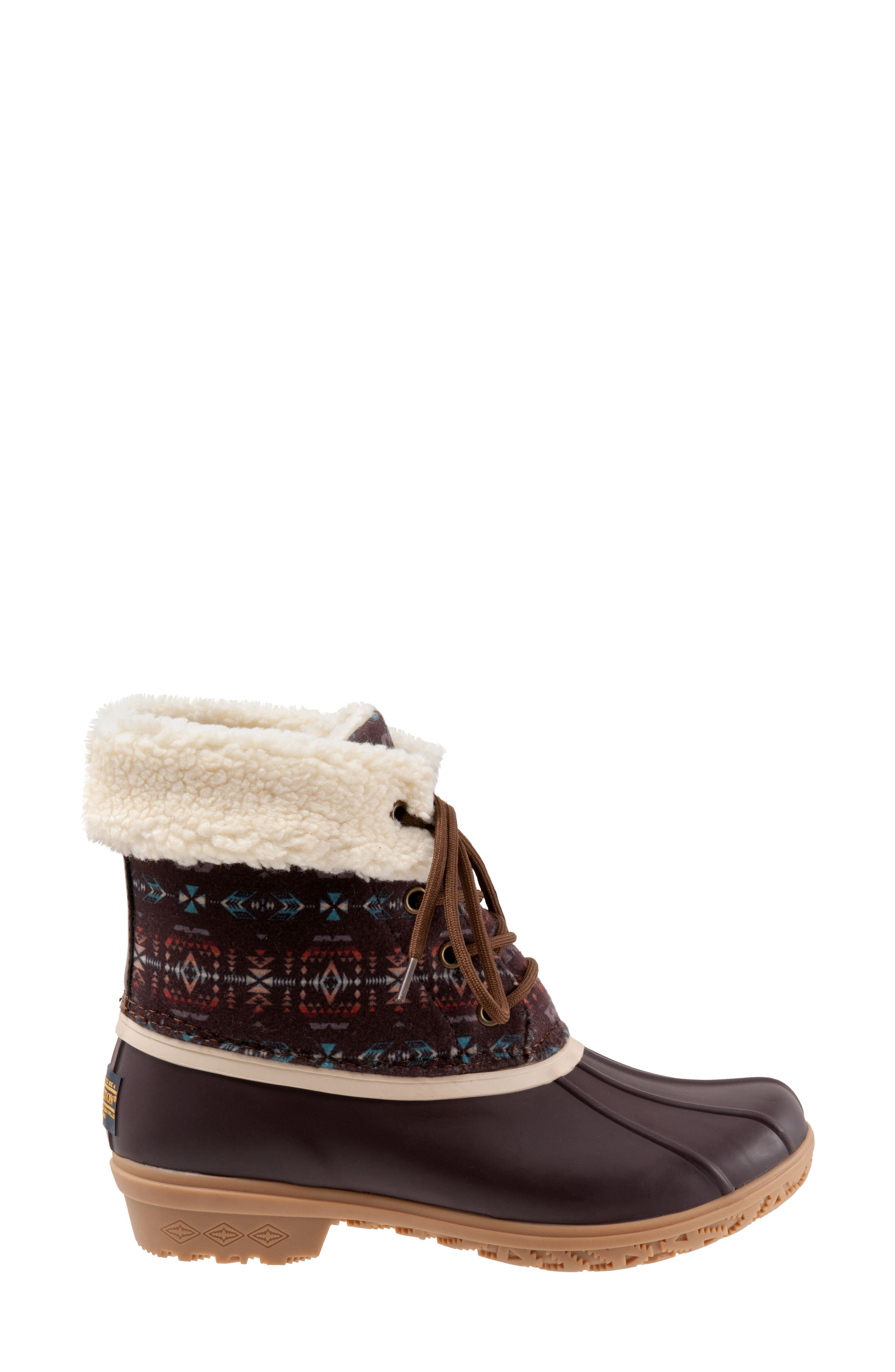 Pendleton Faux Shearling Lined Waterproof Duck Boot, Alternate, color, 