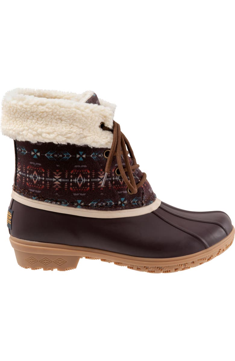 Pendleton Faux Shearling Lined Waterproof Duck Boot, Alternate, color,