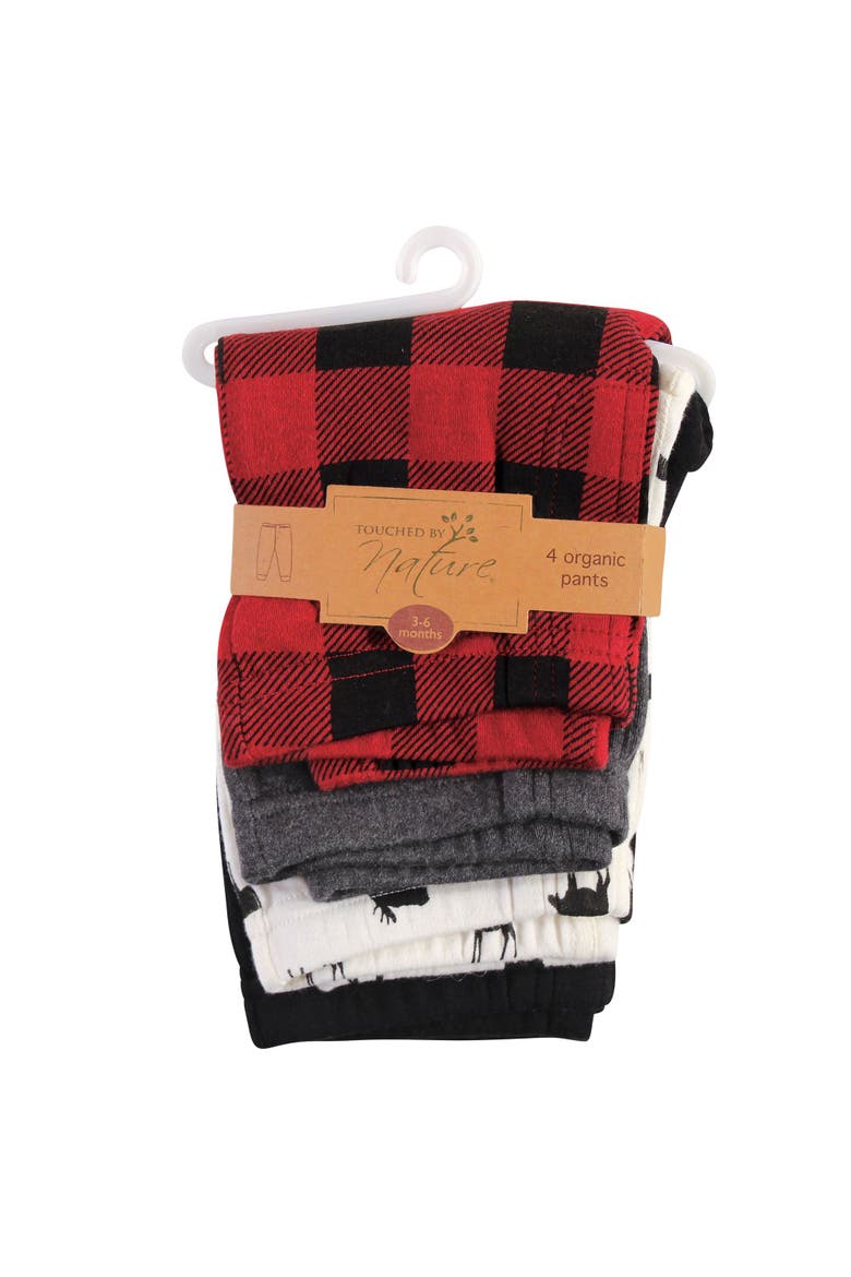Organic Cotton Pants, Alternate, color, Buffalo Plaid Moose