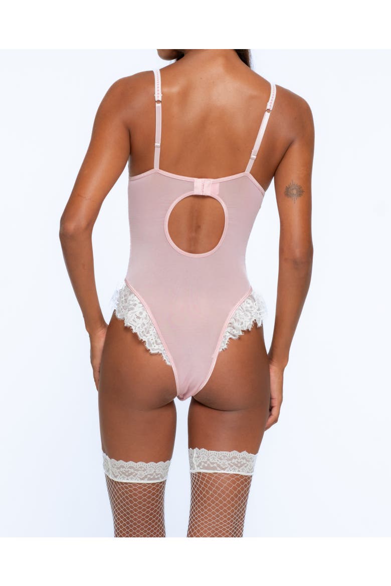Paisley Bodysuit, Alternate, color, Pink