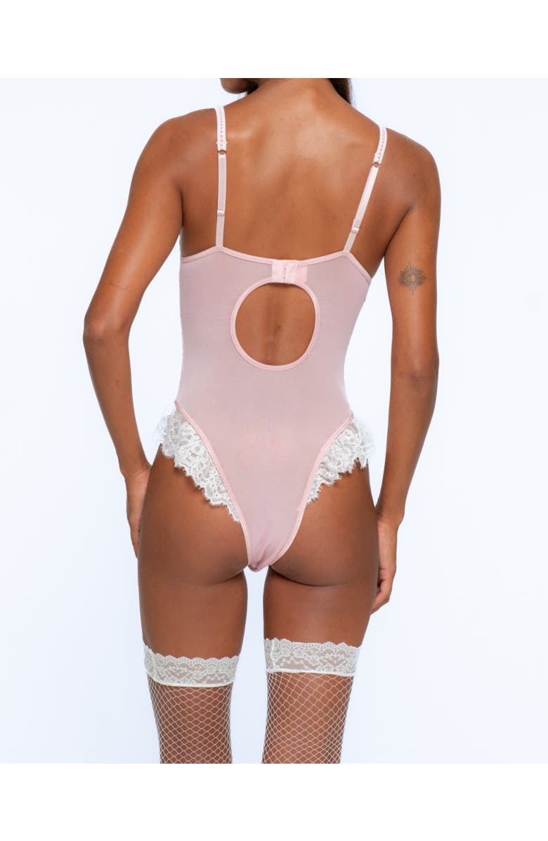 One Empire Paisley Bodysuit, Alternate, color, Pink