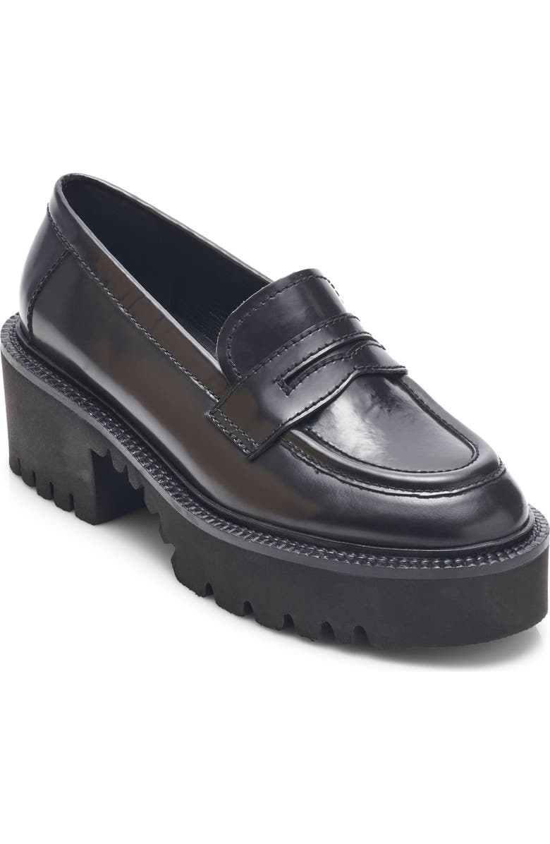 Free People Decker Platform Penny Loafer, Main, color,