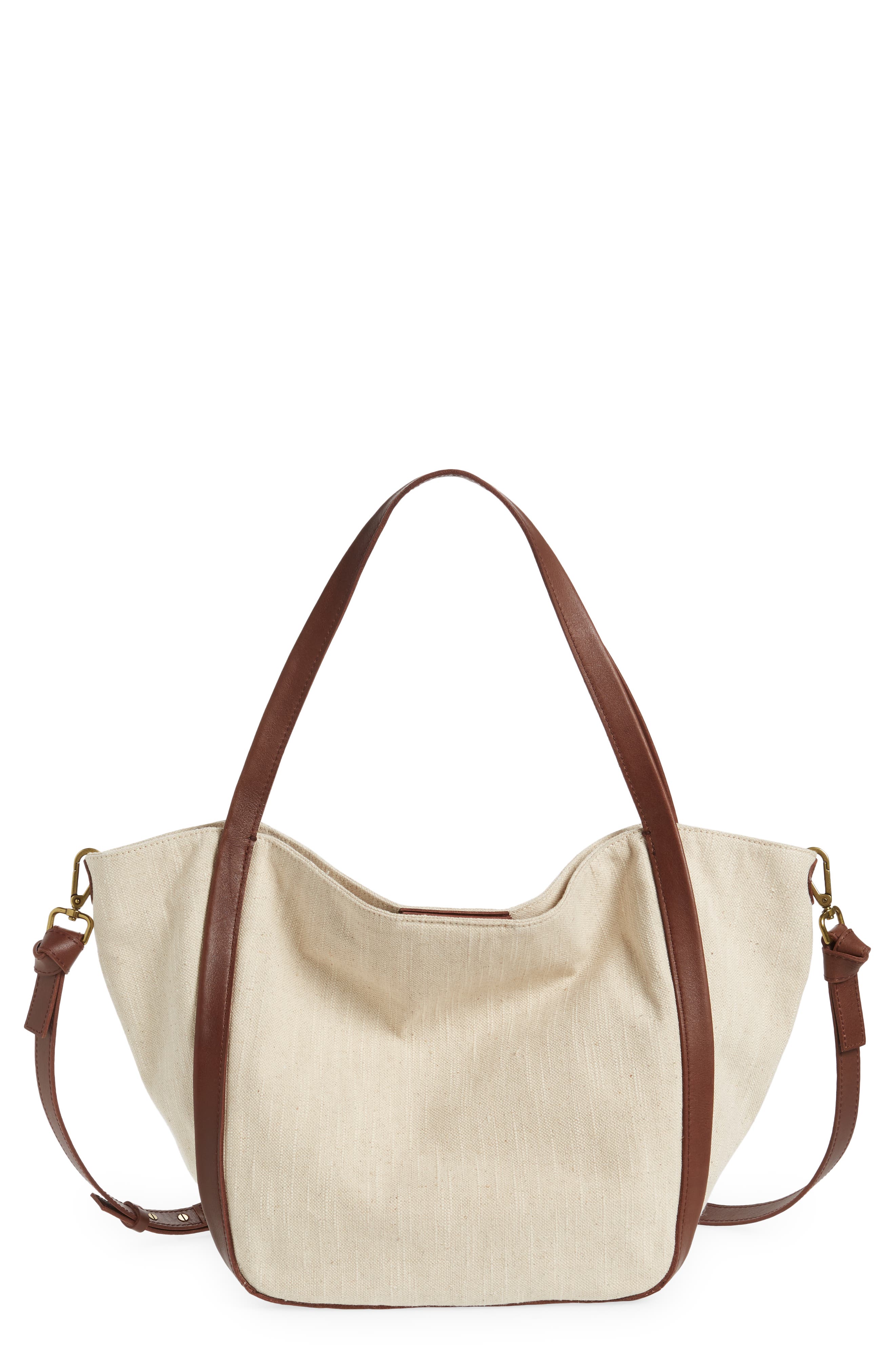 Madewell The Sydney Cotton 
Linen Blend Tote Bag, Main, color, 