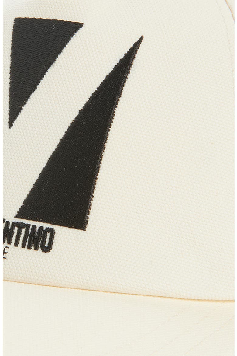Chez Valentino Baseball Cap, Alternate, color, IVORY/ BLACK