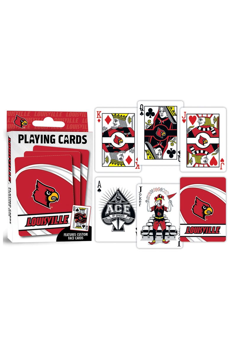 Louisville Cardinals Playing Cards, Alternate, color, Multicolor