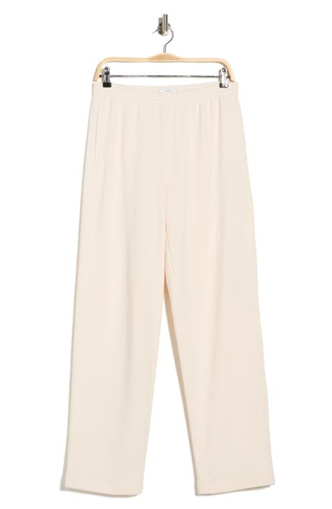 Cotton Wide Leg Sweatpants