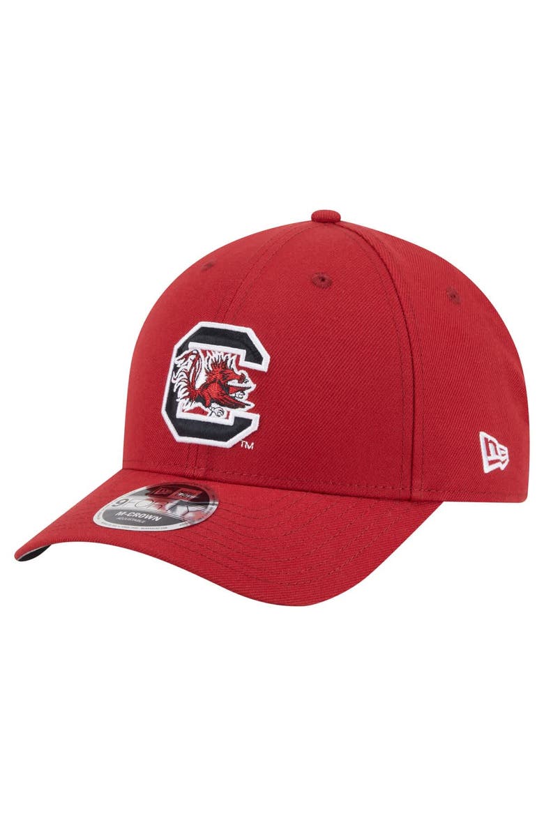 Men's New Era Garnet South Carolina Gamecocks Team Collective 9FORTY M-Crown Adjustable Hat, Main, color, Garnet