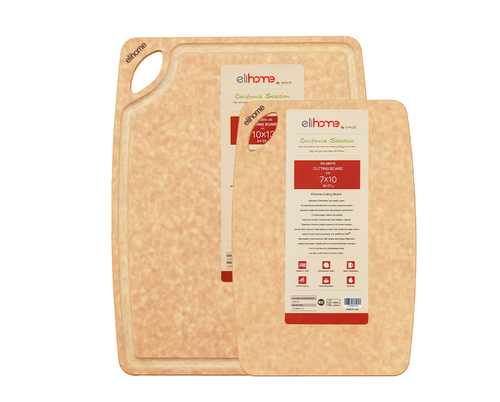 Eli Home Classic Series 2 Piece Cutting Board Set In Brown