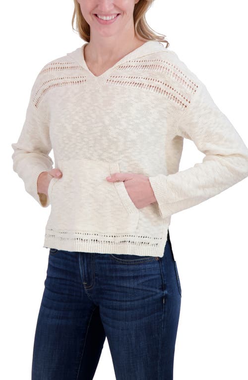 LUCKY BRAND LUCKY BRAND BAJA KNIT SWEATER HOODIE