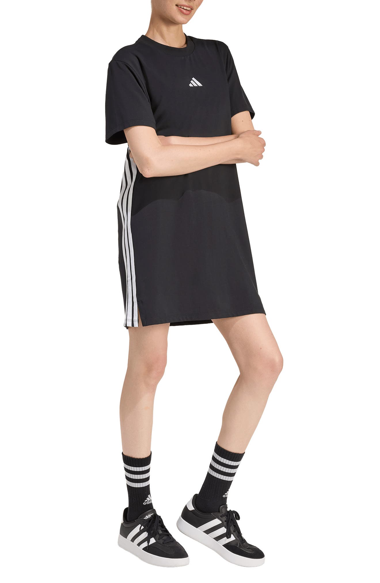 adidas Essential 3-Stripes T-Shirt Dress