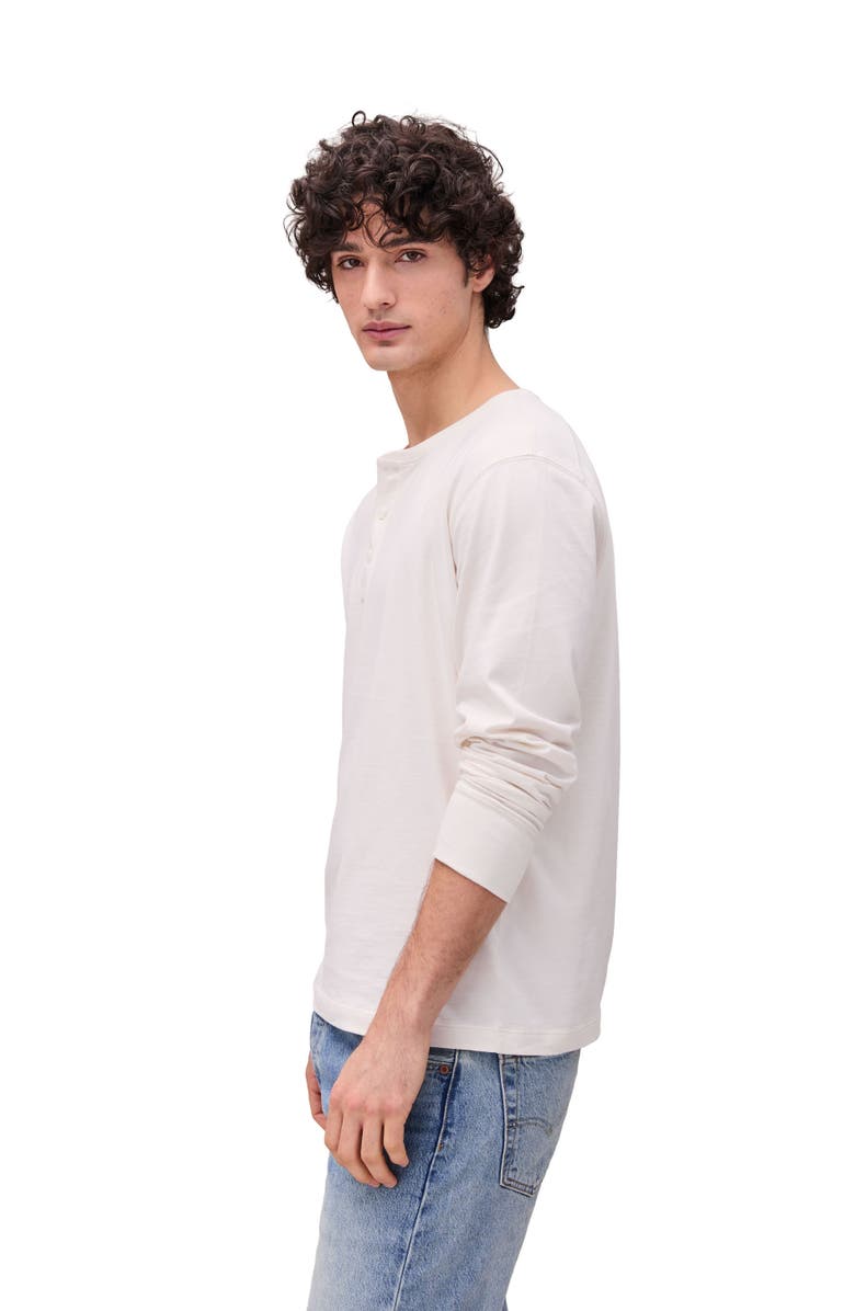 Richer Poorer The Work Week Pima Henley, Alternate, color, Bone