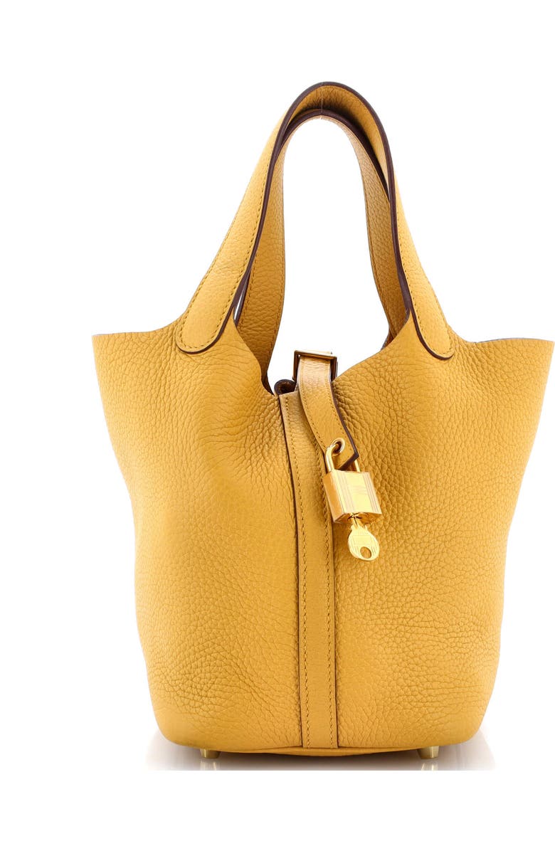 Pre-Owned Hermes Picotin Lock Bag Clemence PM, Main, color,