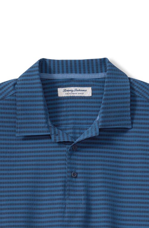 Tommy Bahama Bahama Coast Fades Away Stripe Islandzone® Polo In Blue
