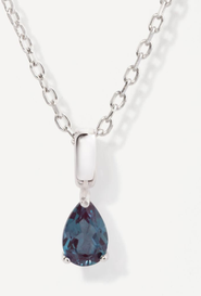 Little Sky Stone Birthstone Teardrop Necklace