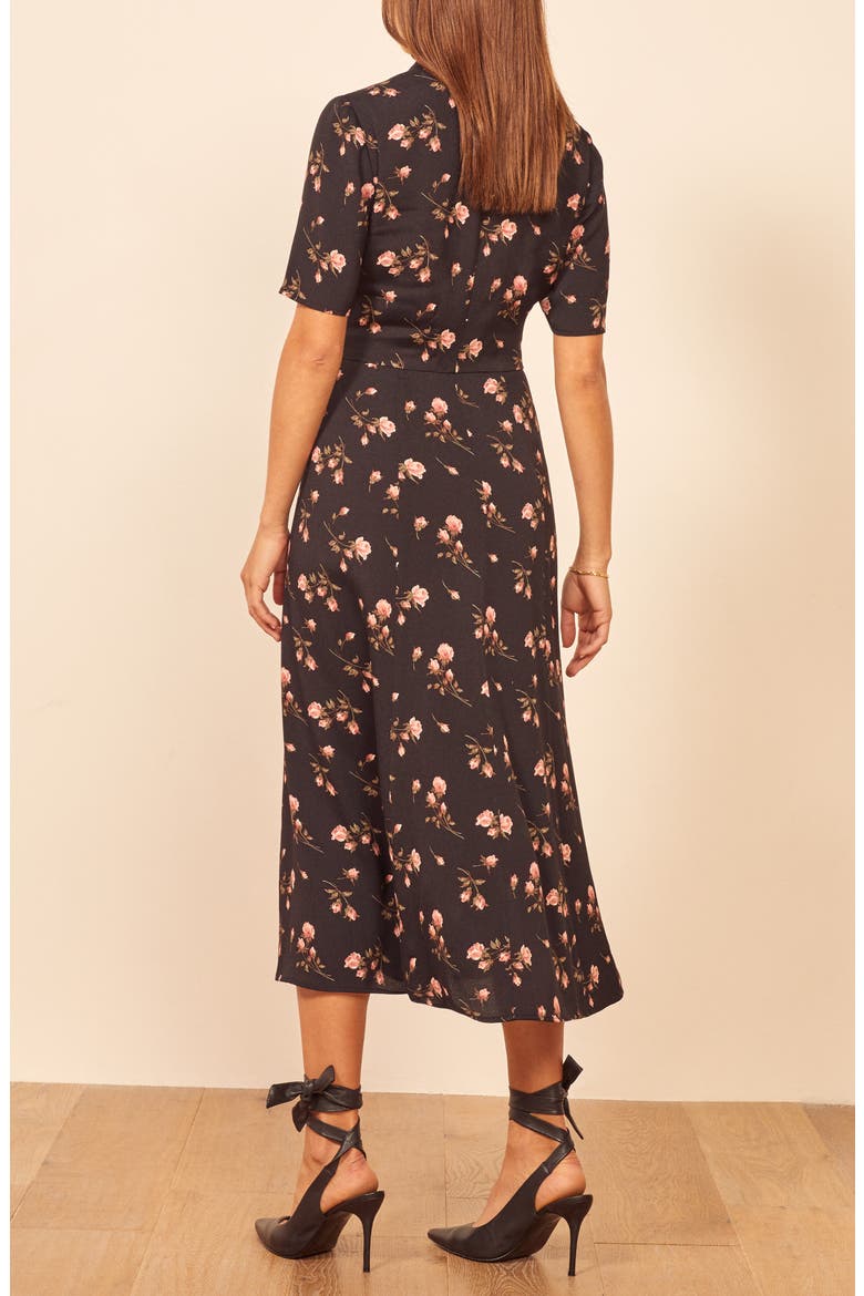 Rocki Floral Print Shirtdress, Alternate, color, ROMY