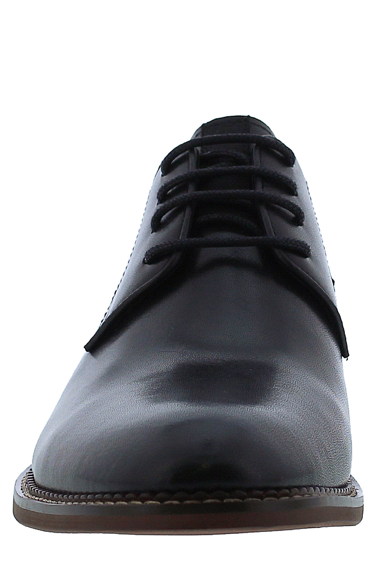 Zanzara Phillipa Plain Toe Leather Derby, Alternate, color, 