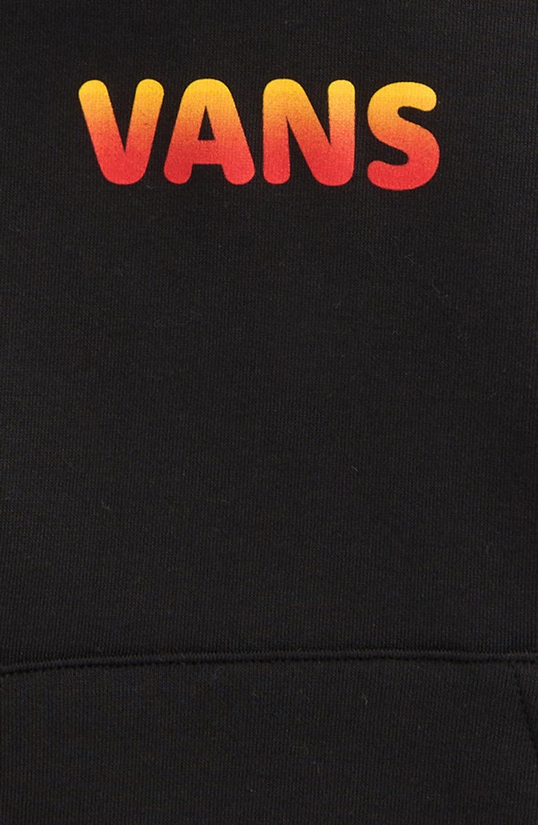 Vans Kids' Logo Flame Hoodie, Alternate, color,
