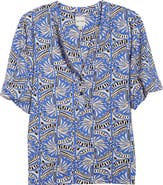 NIC+ZOE Ocean Jewel Jersey Top | Nordstrom