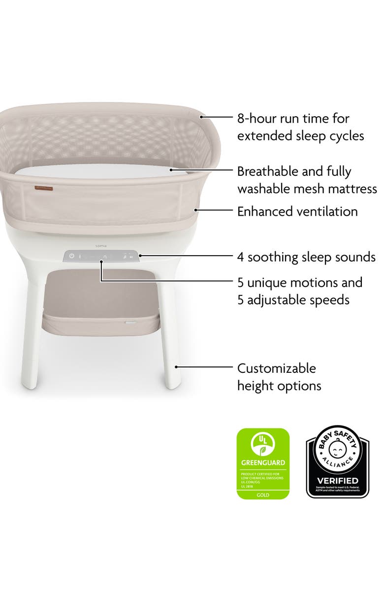 UPPAbaby Soma Smart Bassinet, Alternate, color, Charlie
