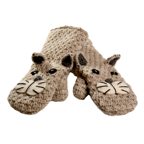 Crochet Shmil the Cat Mittens