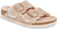 Birkenstock Arizona Genuine Shearling Slide Sandal