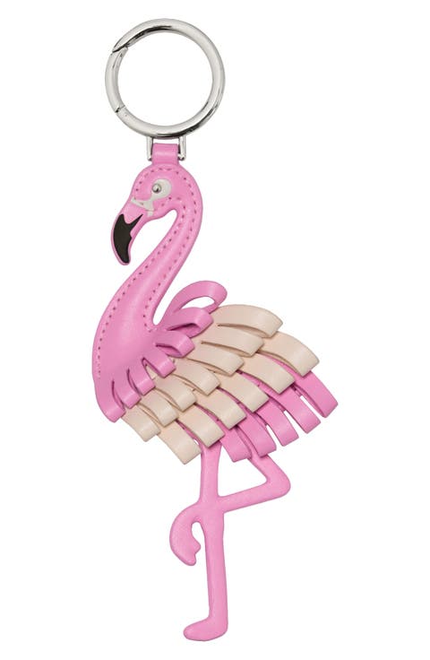 flamingo bag charm