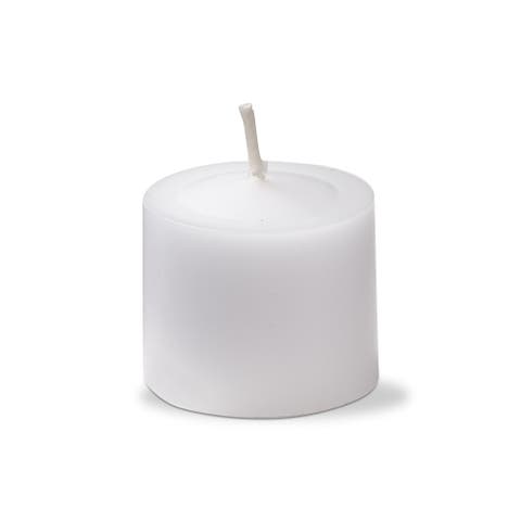 Color Studio White Votive Candles Set of 12 Smokeless Wax