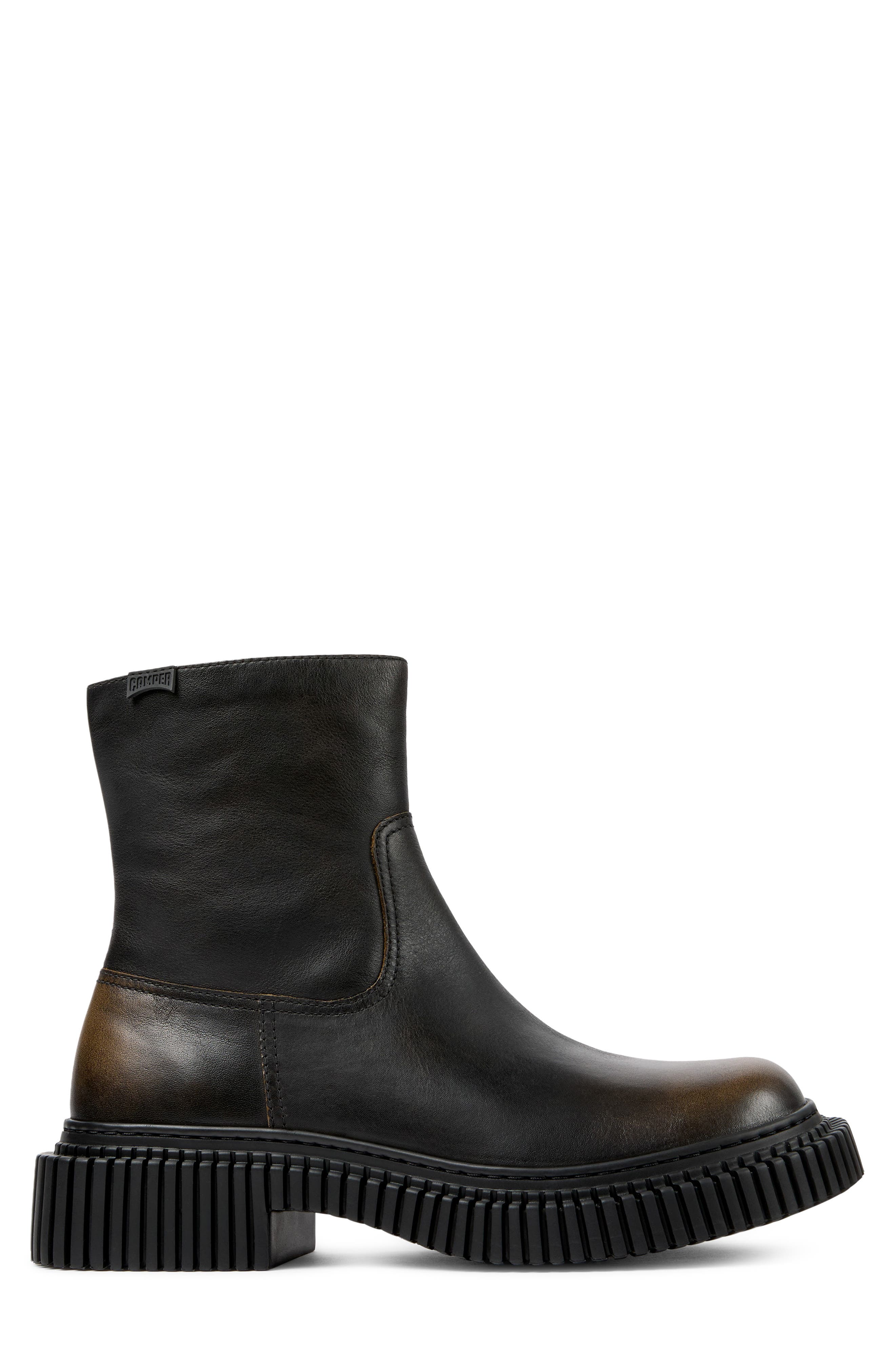 Pix Berlin Leather Ankle Boot, Alternate, color, BROWN MULTI