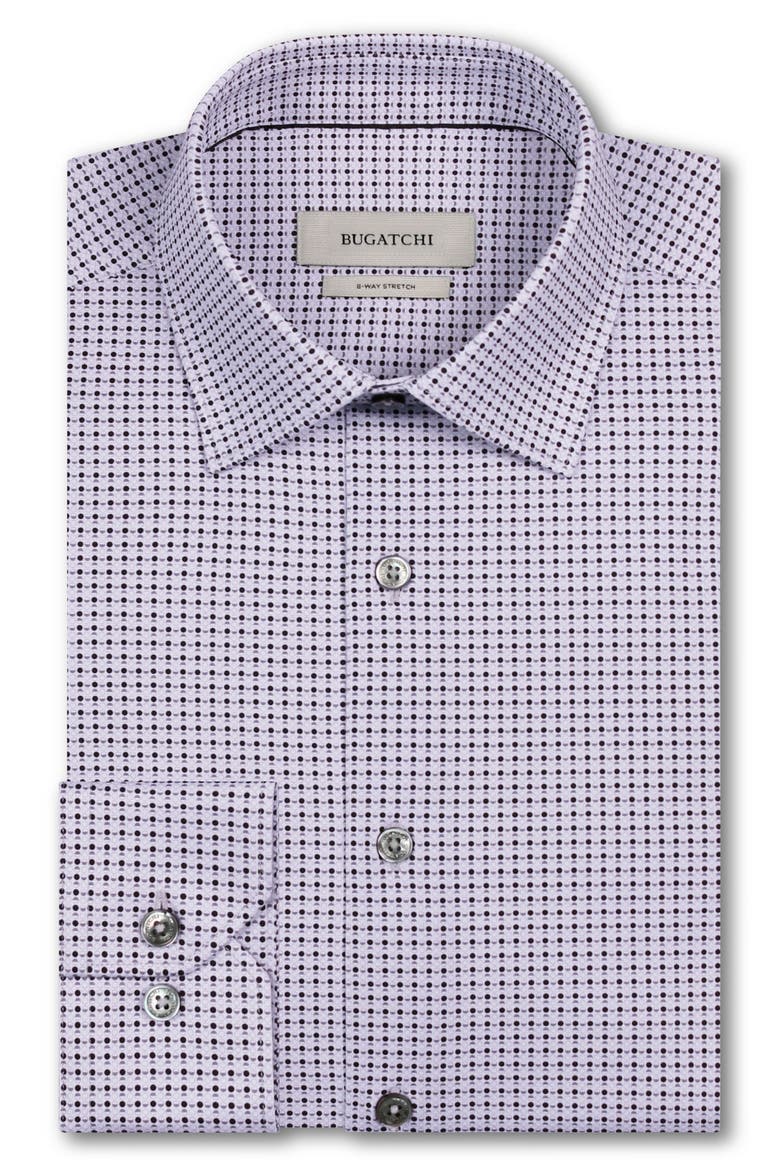 James OoohCotton® Geo Print Button-Up Shirt, Alternate, color, PLATINUM