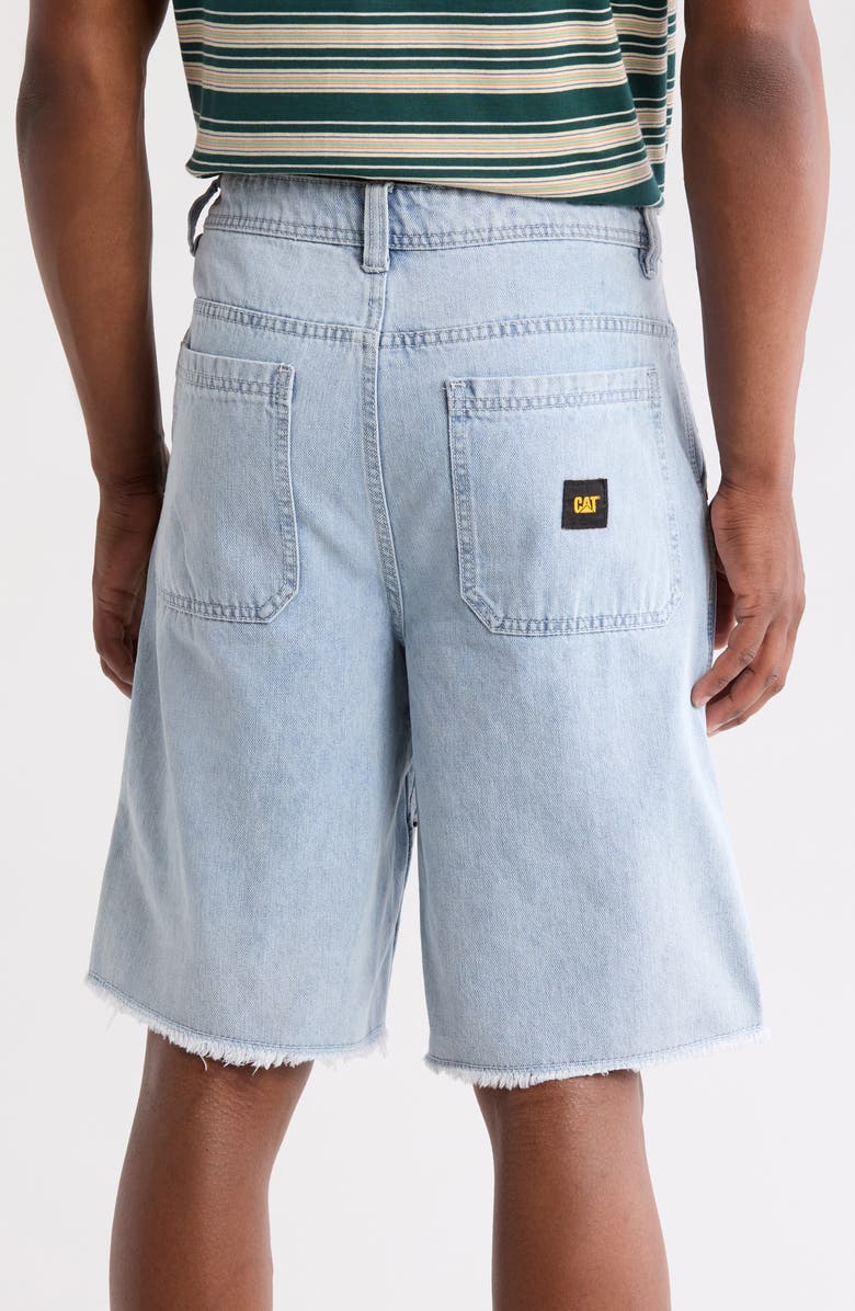 CAT WWR Double Knee Cutoff Denim Jorts, Alternate, color,