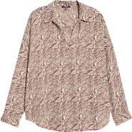 NYDJ Becky Recycled Polyester Georgette Blouse
