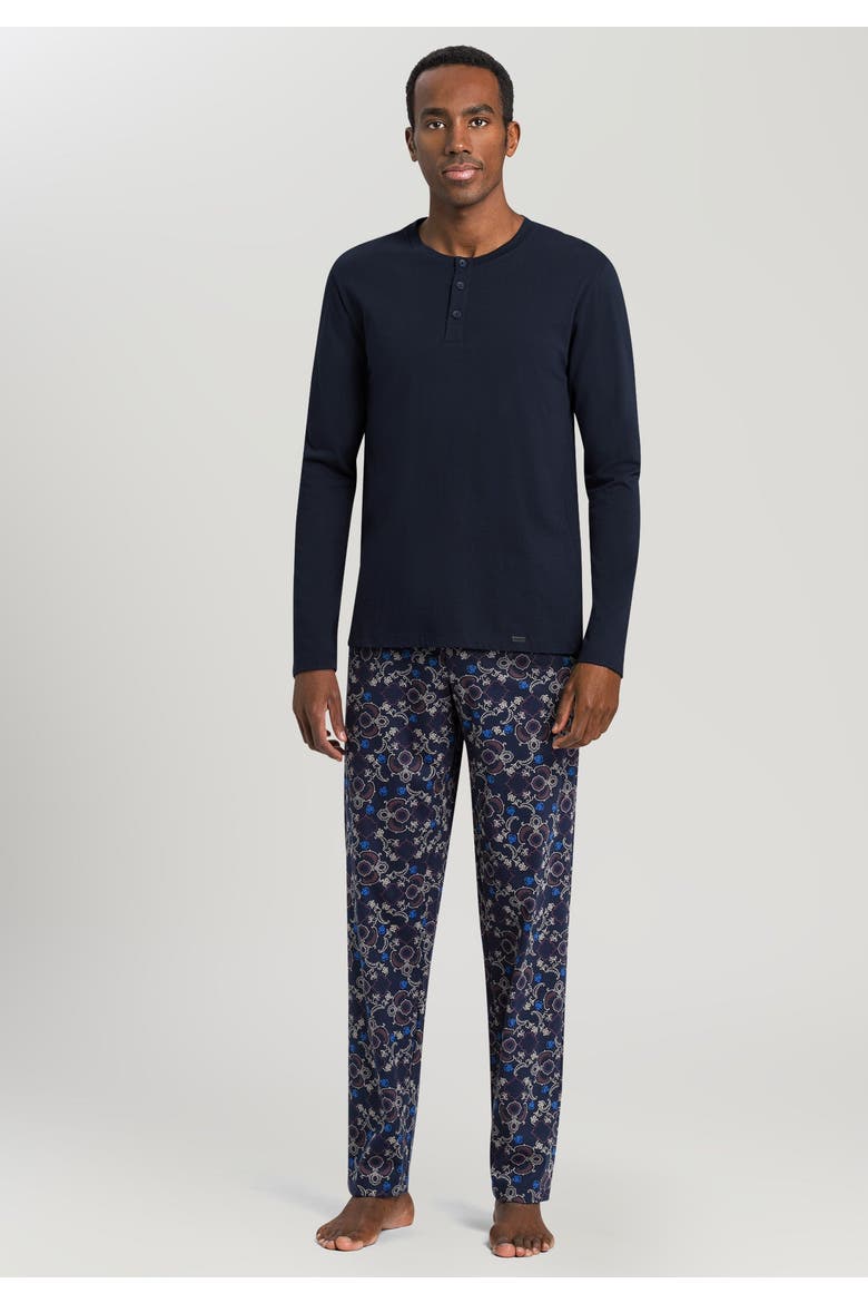 Living Shirts Long Sleeve Henley, Alternate, color, Deep Navy