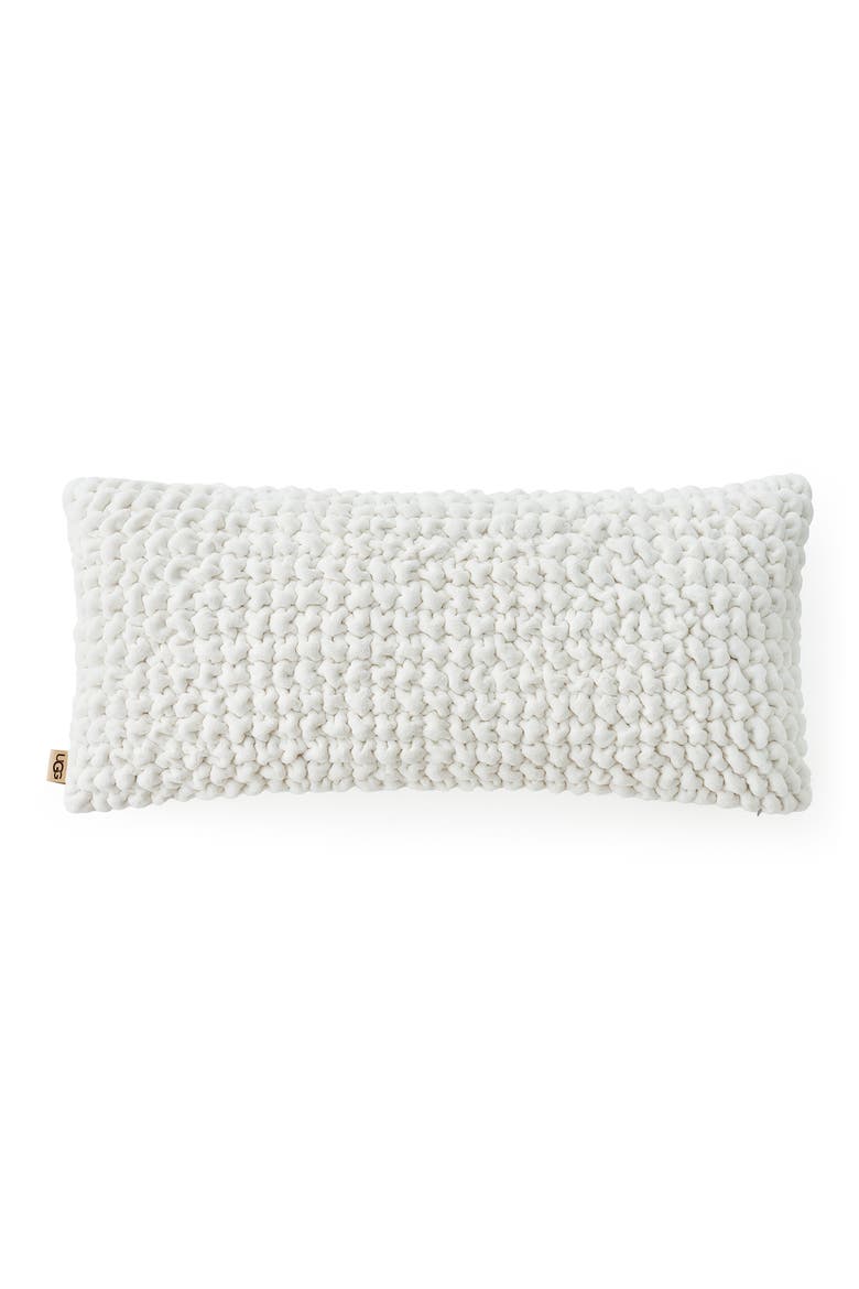 Coco Puff Accent Pillow, Main, color, SNOW