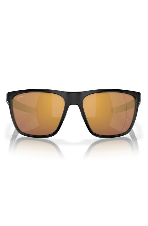 57mm Polarized Square Sunglasses