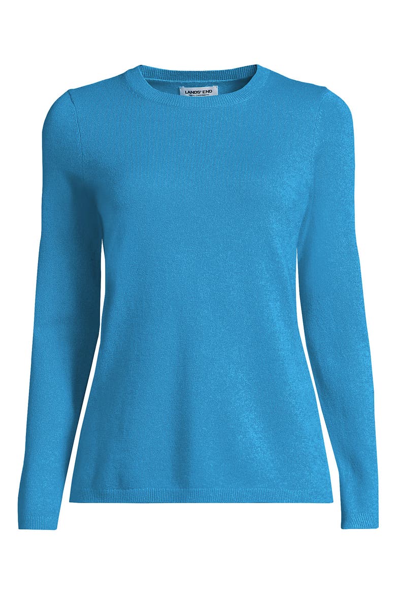 Plus Size Cashmere Sweater, Alternate, color, Cyan