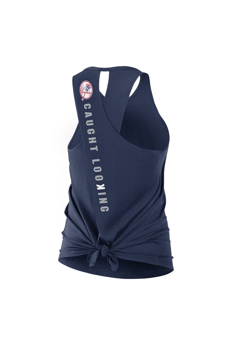 Nike Women's Nike Navy New York Yankees Crisscross Performance Tank Top, Alternate, color, Navy