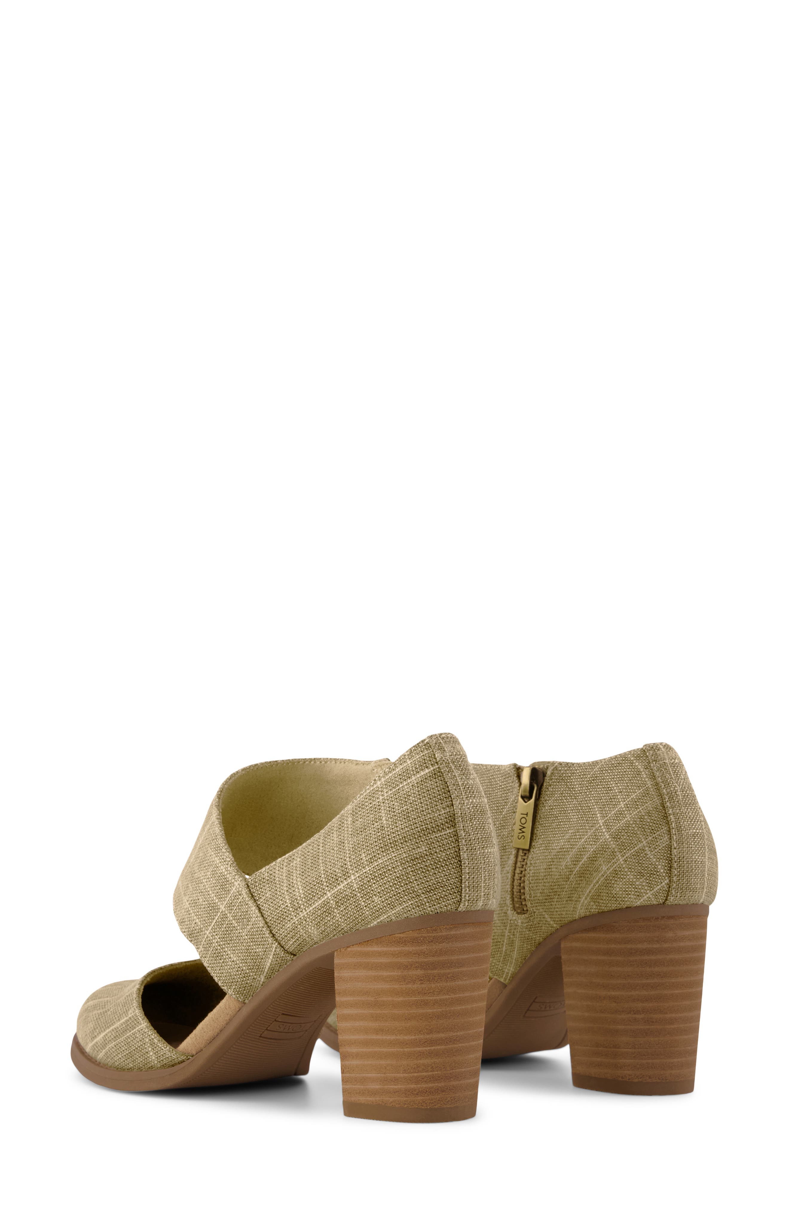Milan Nova Block Heel Pump, Alternate, color, GOLD