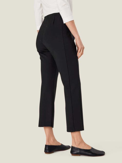 Masai Copenhagen Mapaba High Waisted Flared Crop Pants In Black