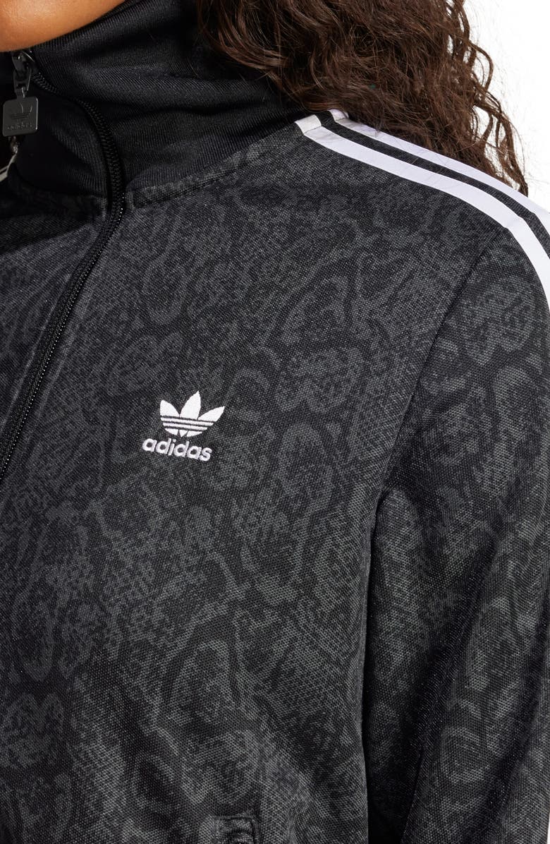 adidas Originals Firebird Snakeskin Print Recycled Polyester Track Jacket, Alternate, color,