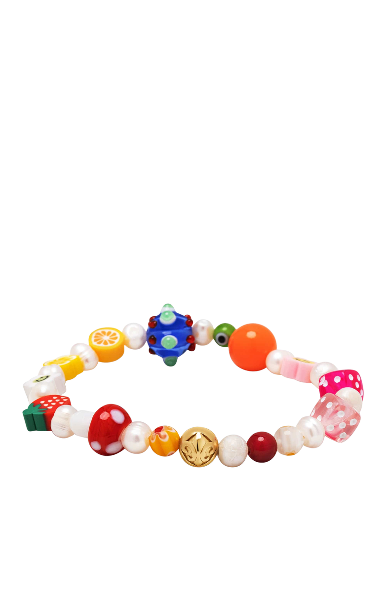 Nialaya Berry Pearl Bracelet, Alternate, color, Multicolor