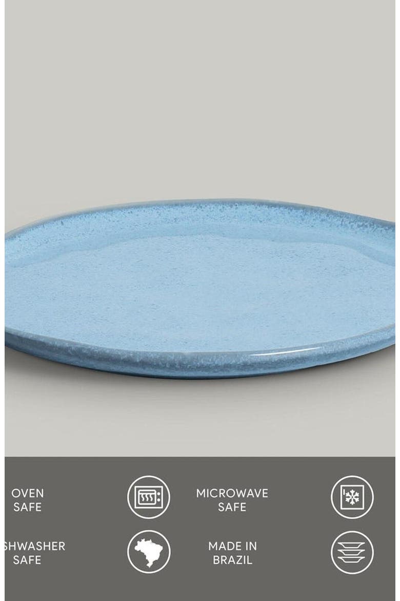 Dessert Plate Set of 4, Alternate, color, Breeze