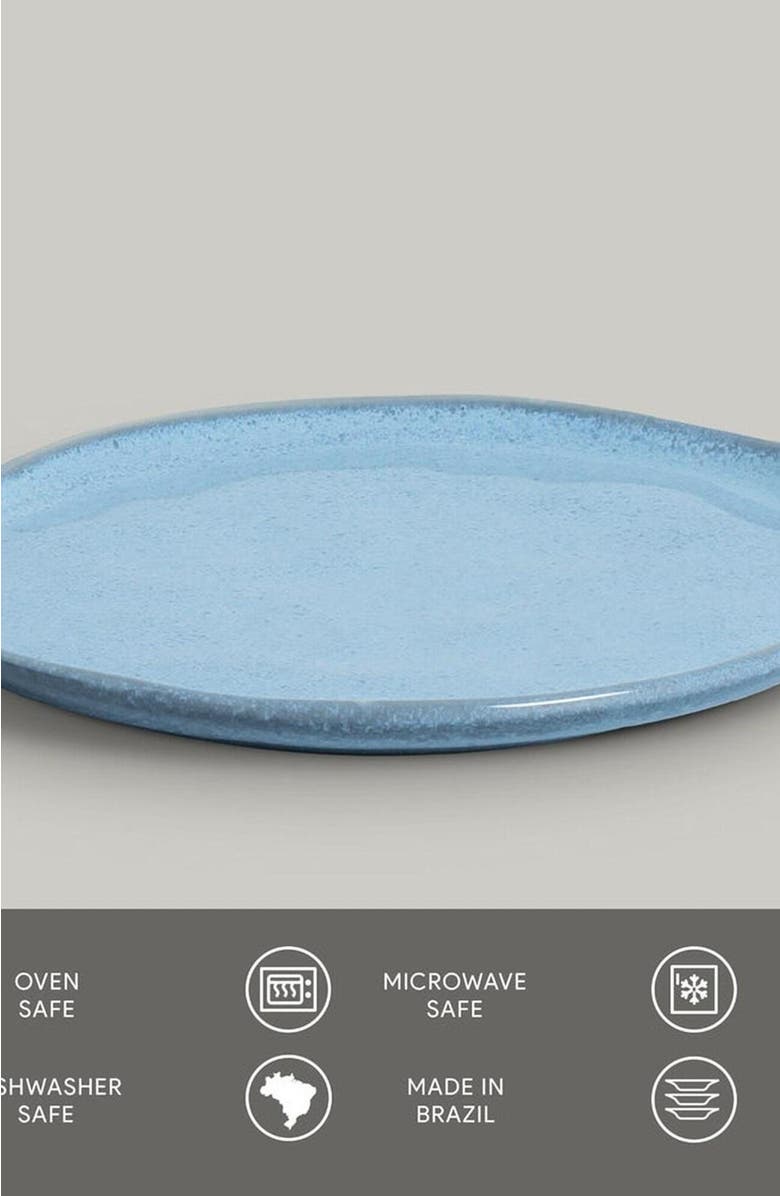 Porto Brasil Dessert Plate Set of 4, Alternate, color, Breeze