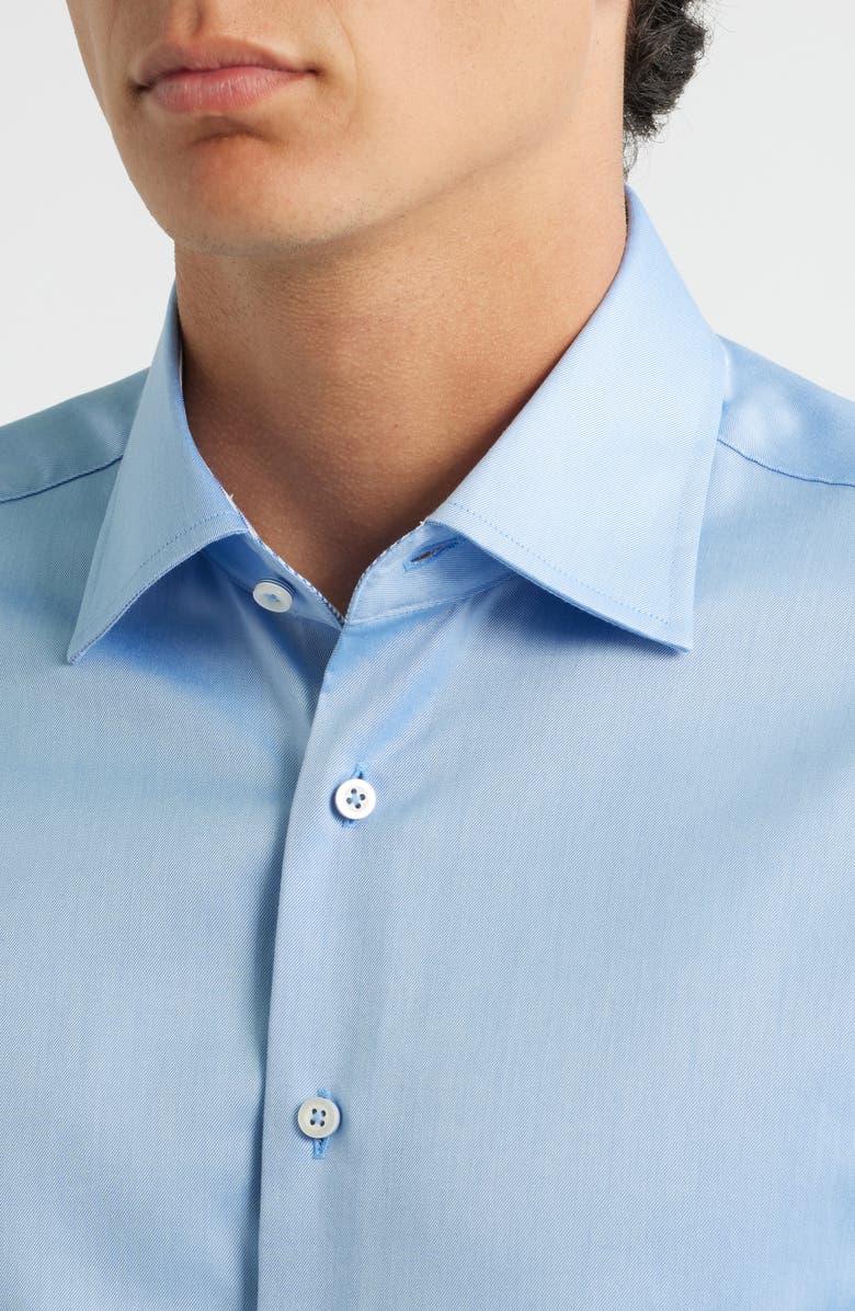 1863 by Eterna Luxury Slim Fit Non-Iron Dress Shirt, Alternate, color, Blue