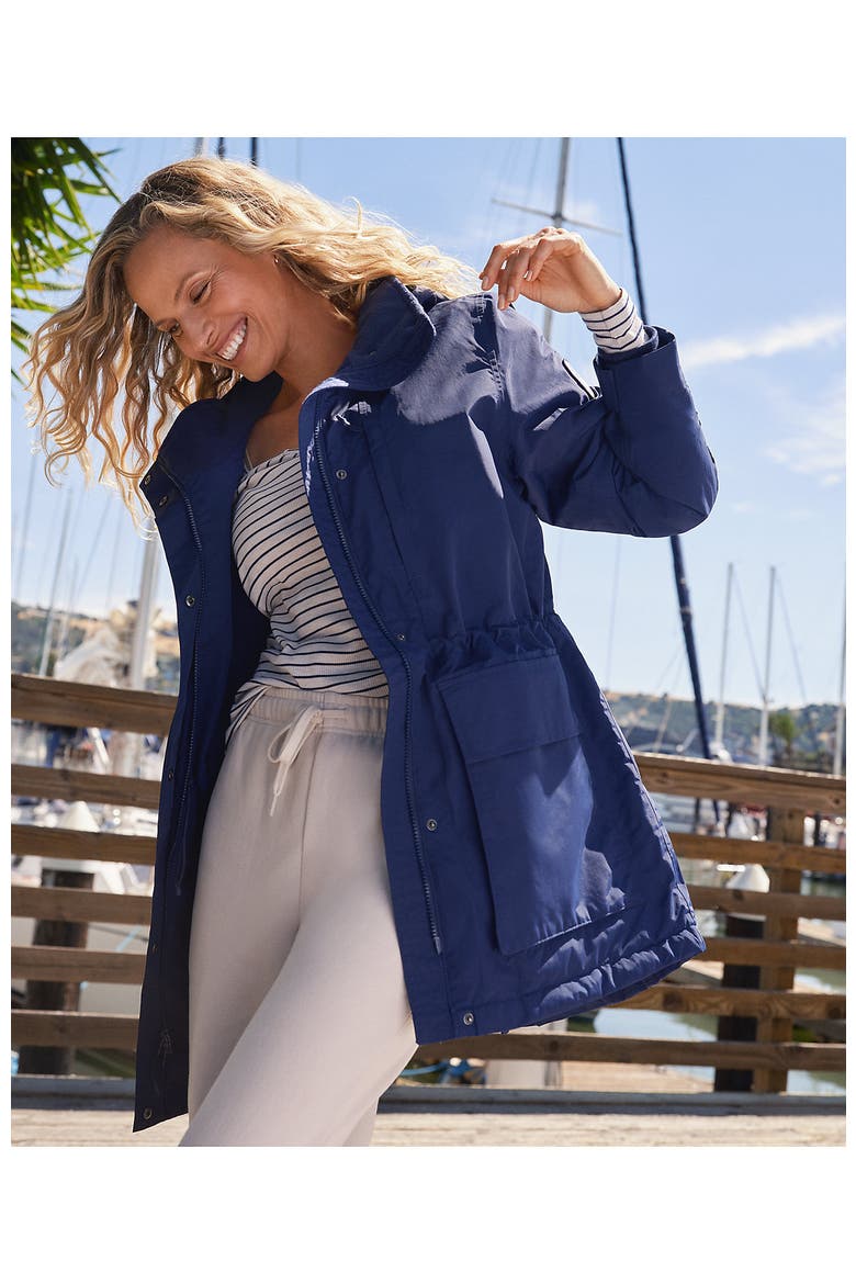 Plus Size Squall Waterproof Insulated Parka, Alternate, color, Deep Sea Navy