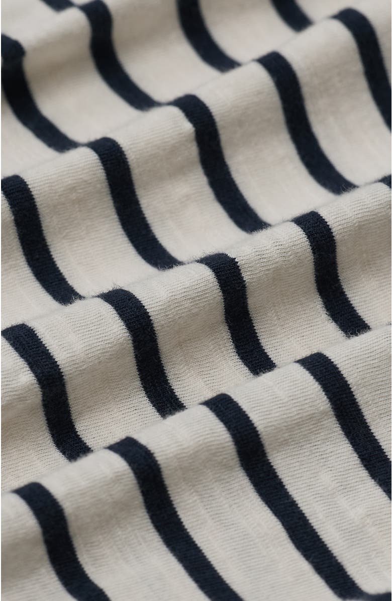 Pact Organic Cotton Relaxed Slub Tank Maxi Dress, Alternate, color, Santa Ana Stripe Midnight Blue