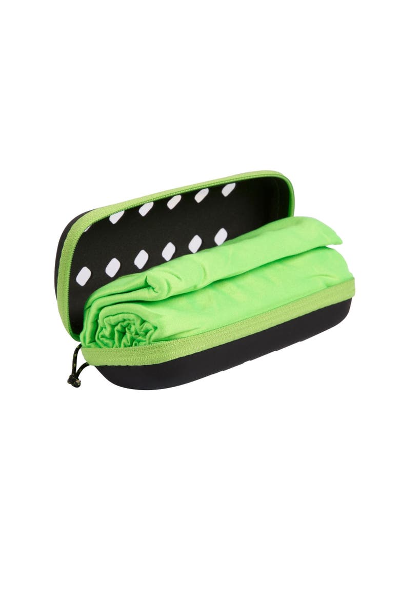 Compatto Dryfast Towel, Alternate, color, Green