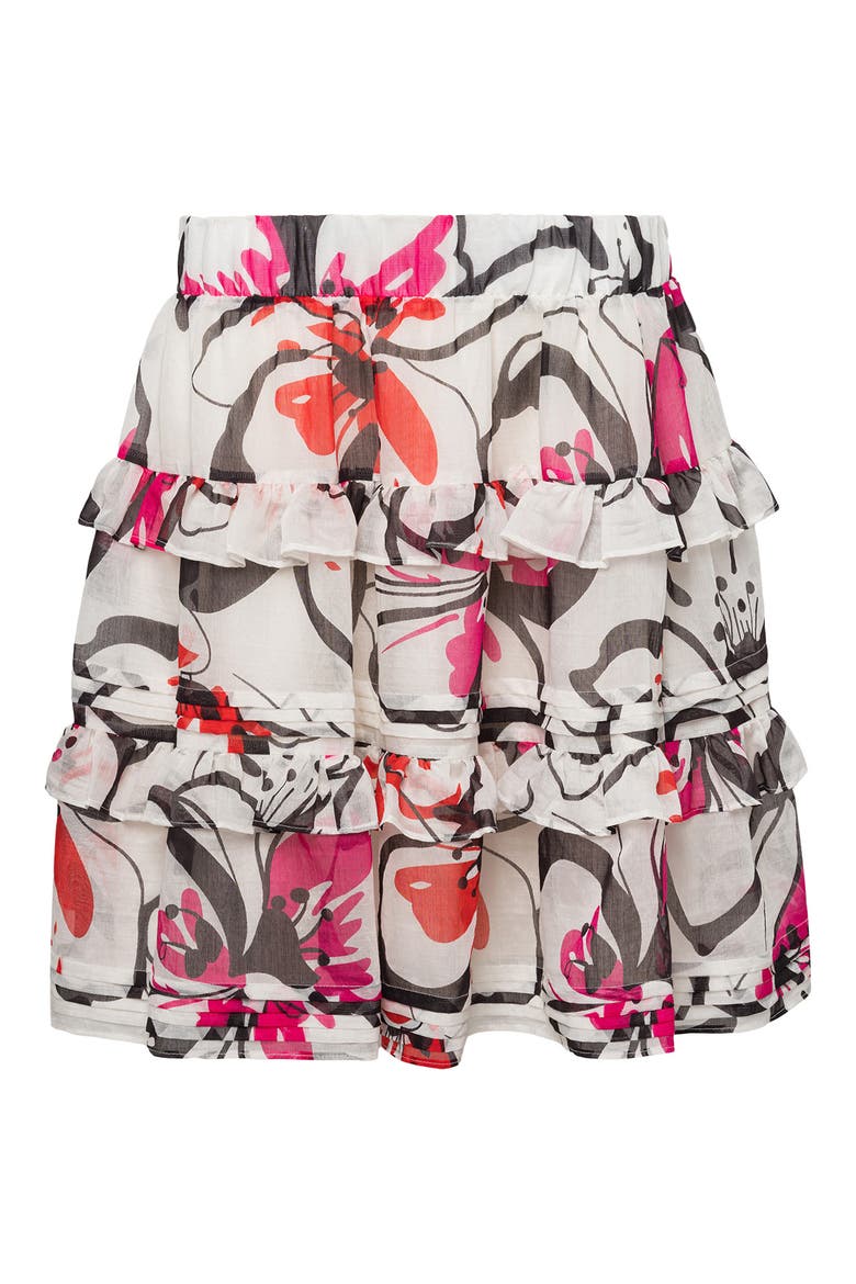 Tiered Ruffle Skirt, Alternate, color, SPLASHY FLORAL