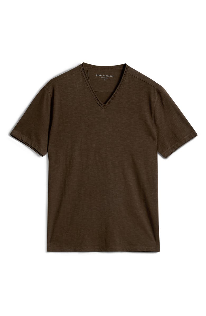John Varvatos Miles Slub Organic Cotton T-Shirt, Alternate, color, 